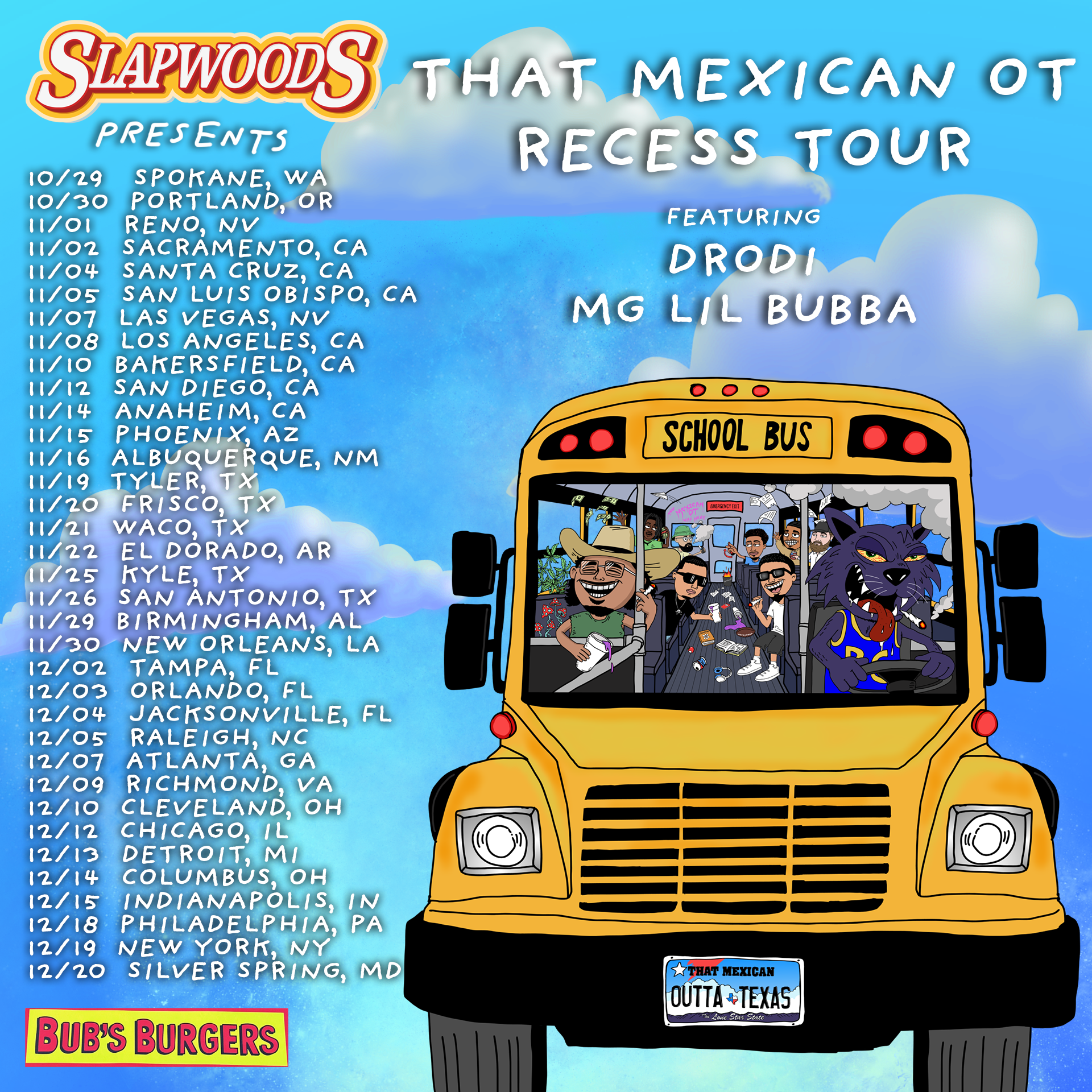 That Mexican OT Announces Second Leg of “Recess Tour”
