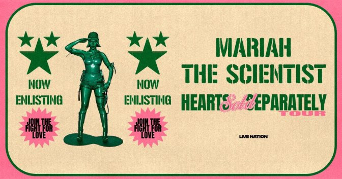 Mariah The Scientist Announces 2026 “HEARTS SOLD SEPARATELY TOUR”